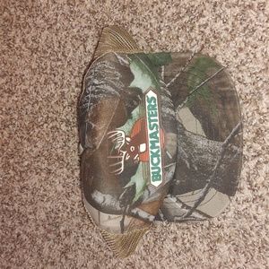 Vintage 80s 90s Buckmasters Realtree Print Camo Made in USA Hat
